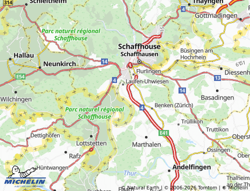 Mapa MICHELIN Dachsen - ViaMichelin
