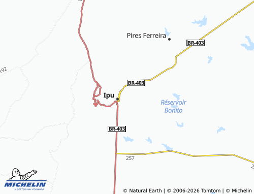 MICHELIN Escondido map - ViaMichelin