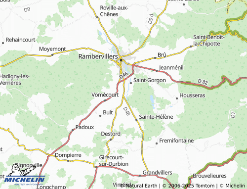 Carte MICHELIN Les Naufs - ViaMichelin