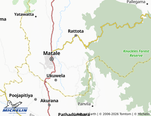 MICHELIN Pitakanda map - ViaMichelin
