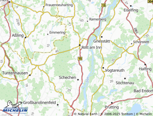 MICHELIN-Landkarte Hart - ViaMichelin