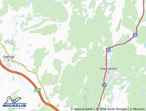 MICHELIN Slättåkra map - ViaMichelin
