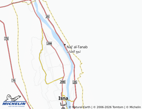 MICHELIN-Landkarte al-Hanadi - ViaMichelin