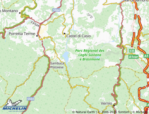 Kaart MICHELIN Bargi - ViaMichelin
