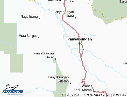 MICHELIN Huta Tonga Barbaran map - ViaMichelin