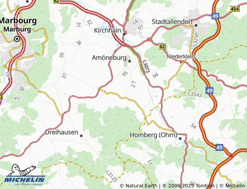 MICHELIN-Landkarte Mardorf - ViaMichelin