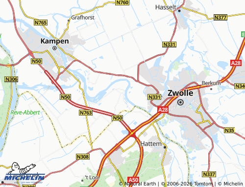 MICHELIN Zalk map - ViaMichelin