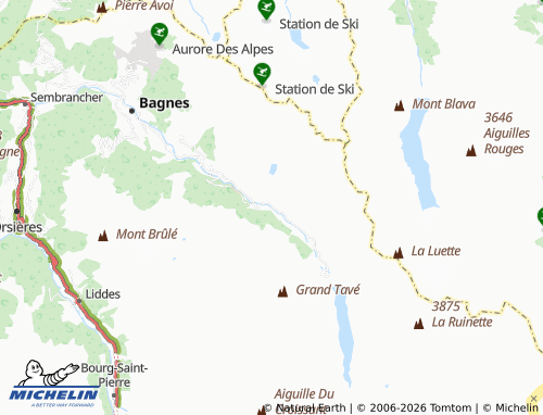 Carte MICHELIN Fionnay - ViaMichelin
