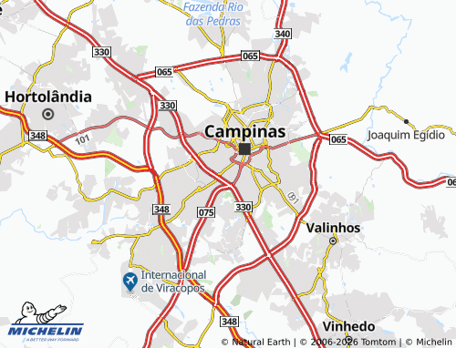 Mapa MICHELIN São Bernardo - ViaMichelin