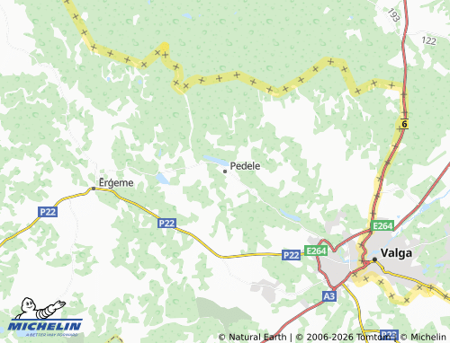 Mapa MICHELIN Pedele - ViaMichelin