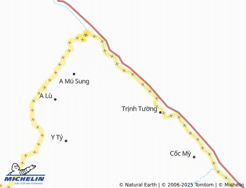 MICHELIN Nậm Chạc map - ViaMichelin