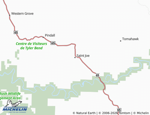 Mappa MICHELIN Saint Joe - ViaMichelin