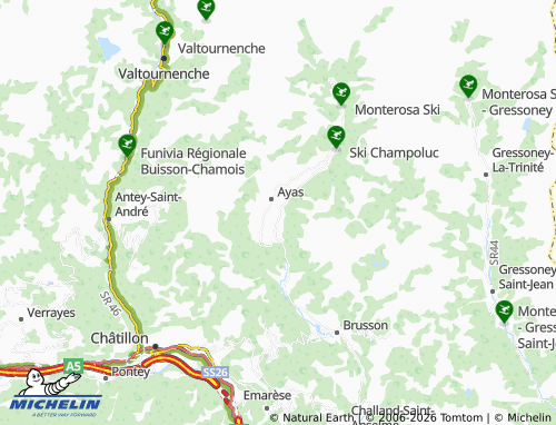 Carte MICHELIN Periasc - ViaMichelin