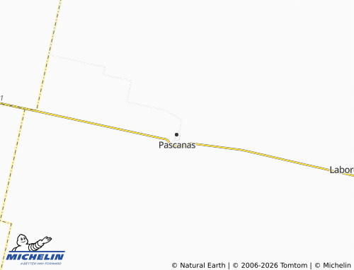MICHELIN Pascanas map - ViaMichelin