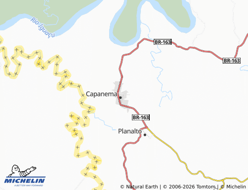 Mapa MICHELIN Santa Cruz - ViaMichelin