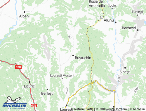 MICHELIN Bustuchin map - ViaMichelin