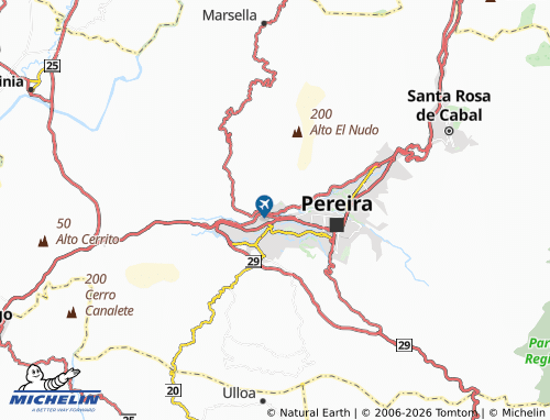 MICHELIN Rincón del Café map - ViaMichelin