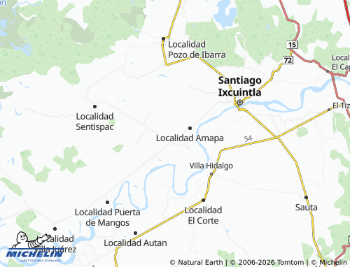 Mapa MICHELIN Localidad Cerritos - ViaMichelin