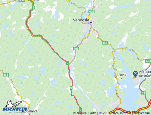 Kaart MICHELIN Flaten - ViaMichelin