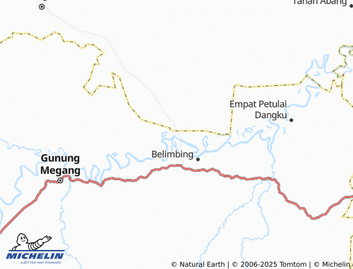 Carte MICHELIN Teluk Lubuk - ViaMichelin