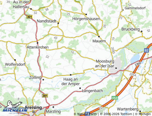 MICHELIN Seeberg map - ViaMichelin