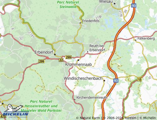 Mapa MICHELIN Krummennaab - ViaMichelin