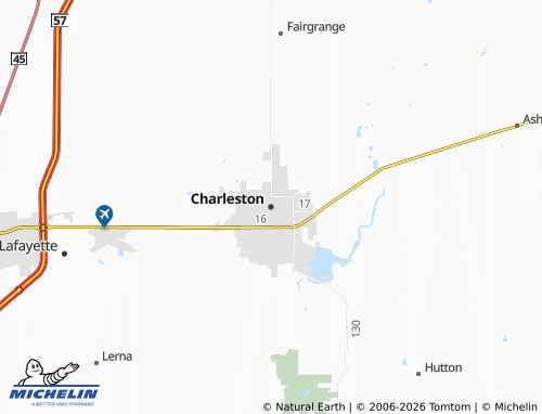 Kaart MICHELIN Charleston - ViaMichelin