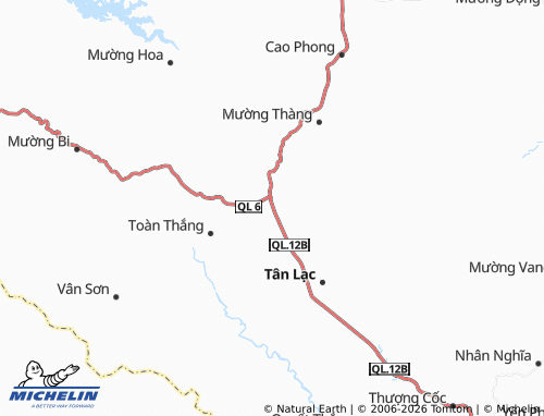MICHELIN-Landkarte Tân Lạc - ViaMichelin
