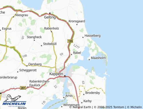 MICHELIN Rabel map - ViaMichelin
