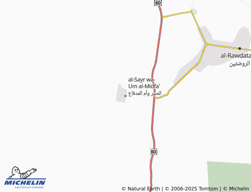 MICHELIN As Syer-Um Al Medfaa map - ViaMichelin
