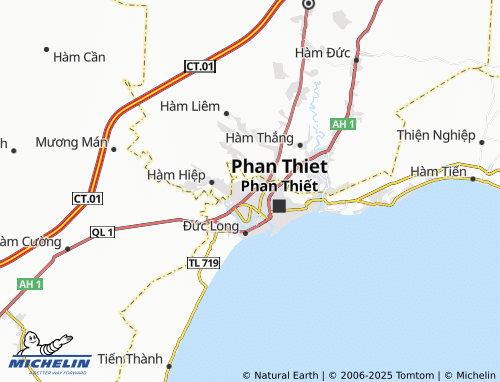 MICHELIN Phong Nẫm map - ViaMichelin
