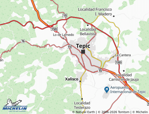 Carte MICHELIN Ampliación El Pedregal - ViaMichelin