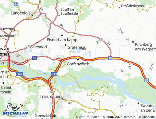MICHELIN Grafenwörth map - ViaMichelin