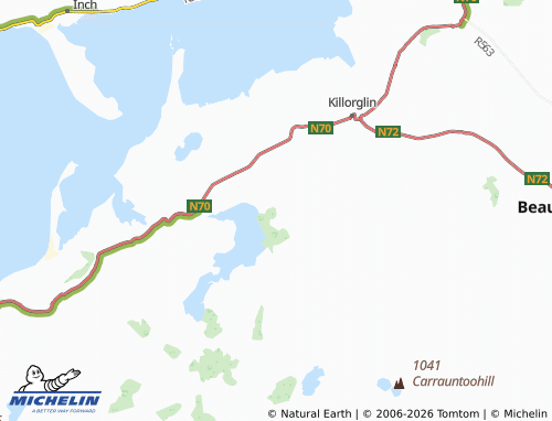 MICHELIN-Landkarte Carragh - ViaMichelin