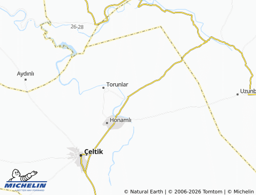 MICHELIN Kaşören map - ViaMichelin
