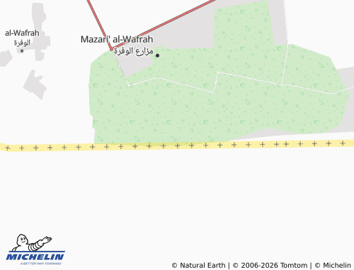 MICHELIN Wafra Farms Block 4 map - ViaMichelin