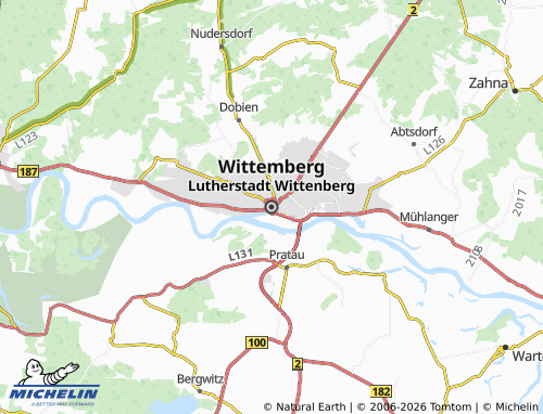 MICHELIN Wittenberg map - ViaMichelin
