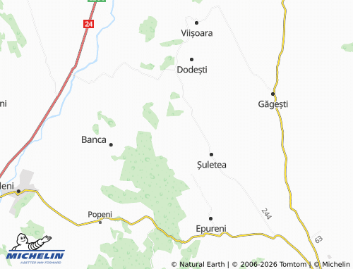 Mapa MICHELIN Fedești - ViaMichelin