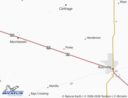 Mappa MICHELIN Posey - ViaMichelin