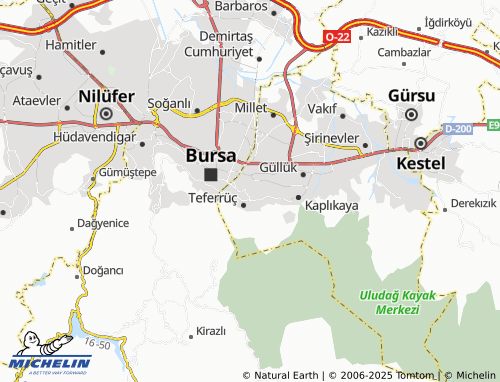 MICHELIN Musababa map - ViaMichelin