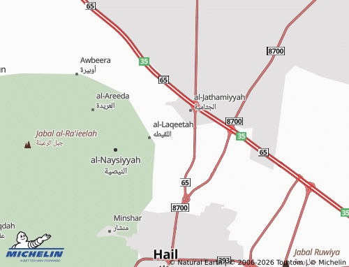 MICHELIN-Landkarte al-Jami'ah - ViaMichelin