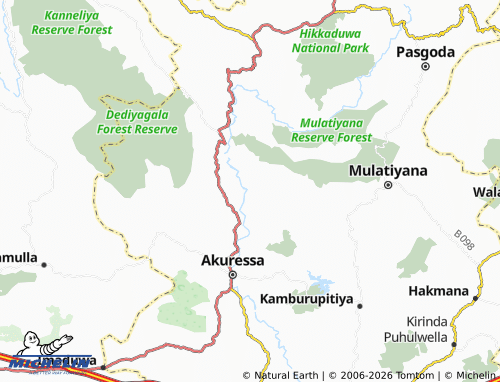 Carte MICHELIN Divithura - ViaMichelin