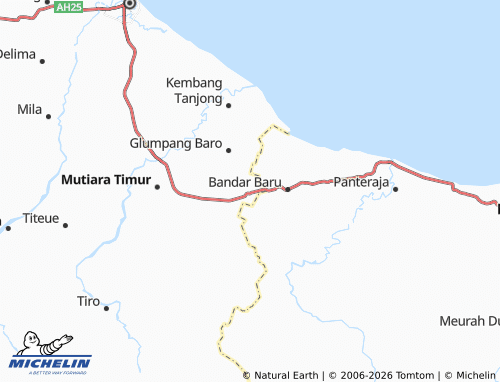 MICHELIN Kruet Teumpeun map - ViaMichelin