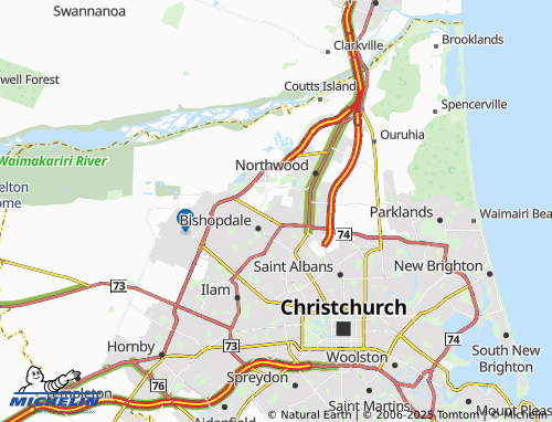MICHELIN Casebrook map - ViaMichelin