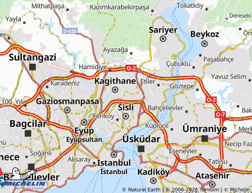Mapa MICHELIN Kuştepe - ViaMichelin
