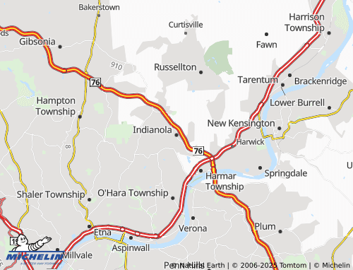 MICHELIN Indianola map - ViaMichelin