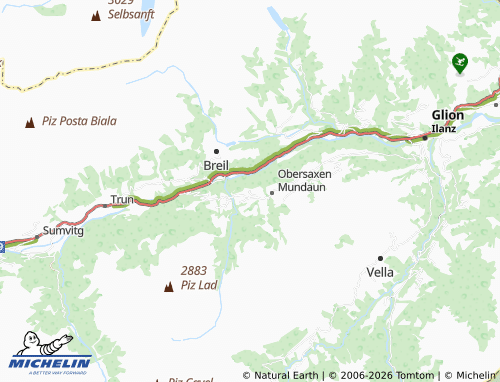 Mapa MICHELIN Tusen - ViaMichelin
