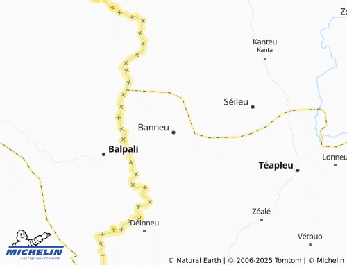 MICHELIN-Landkarte Banneu - ViaMichelin