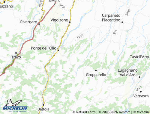 Kaart MICHELIN Castione - ViaMichelin