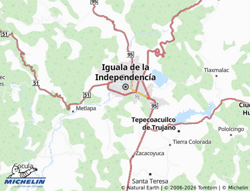 Mappa MICHELIN Santa Cruz, El Capire - ViaMichelin